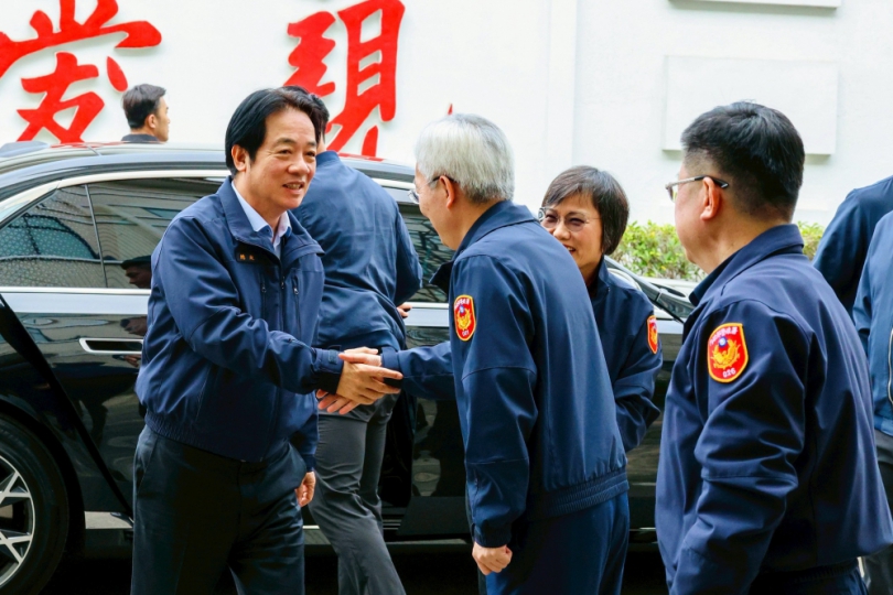 總統賴清德鼓勵支持警察並持續強化全社會防衛韌性　高哲翰講座教授深表認同