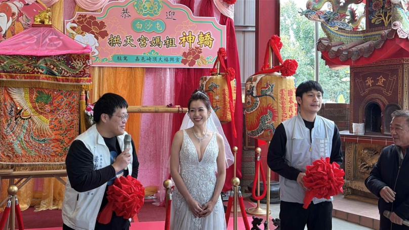 網紅柯莉絲汀想婚了?  嘉市月老祖廟大福興宮古禮拋繡球報名名單有她  白沙屯媽祖「粉紅超跑」春節一連9天駐駕