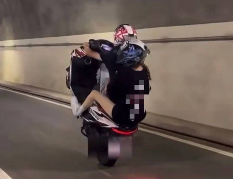 「翹孤輪」還掛假牌！苗警跨縣市緝捕 兩飆仔依偽造文書、公共危險罪移送