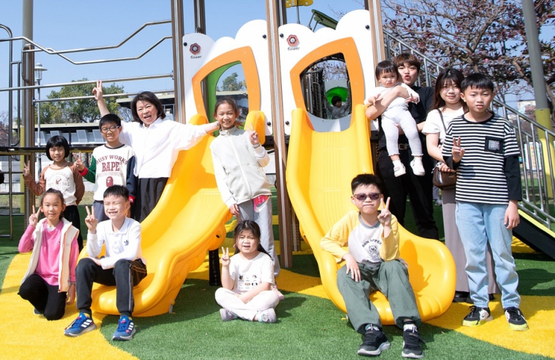 嘉義市文化公園遊戲場春節前開放 安全再升級 打造全齡共享遊戲場〜