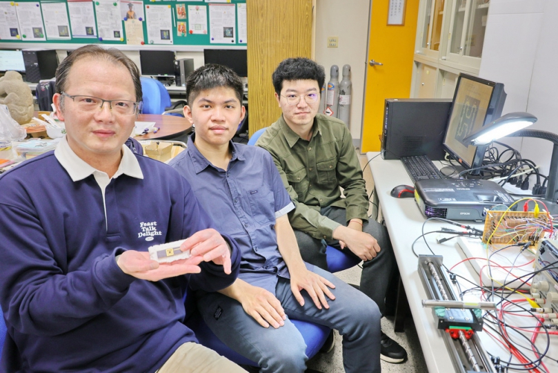 嘉大電機系師生成功研發視網膜仿生學視覺偵測器 團隊持續深化研究 嘗試延伸於人體植入式之視網膜仿生晶片