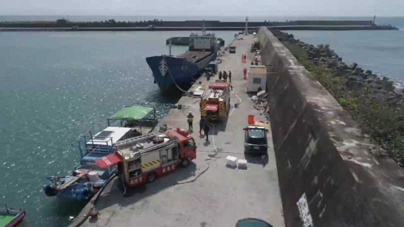 海巡消防攜手演訓|臺東強化雙邊救援默契