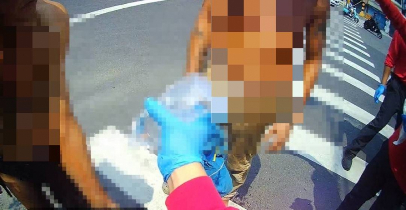 嘉市區工地兩工人疑觸高壓電線引爆炸 均燒燙傷 警消送醫