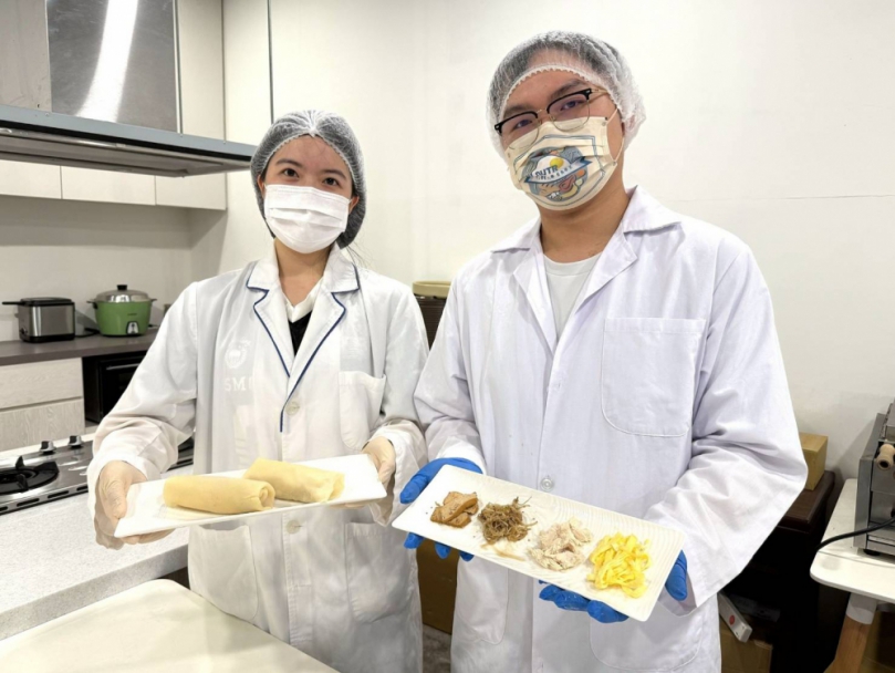 清明潤餅健康升級 中山醫大推高纖低糖新配