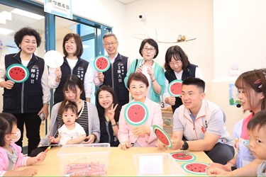 兒童節最棒的禮物！大肚兒少家庭福利館啟用　盧秀燕市長期許：卸任前要完成60間公托