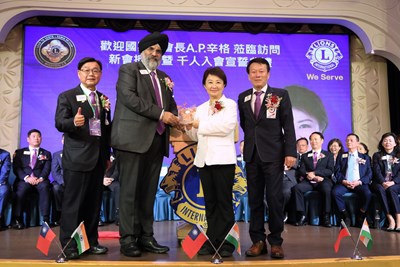 千人獅友齊聚台中宣誓投入公益 盧秀燕市長：愛與善的開始
