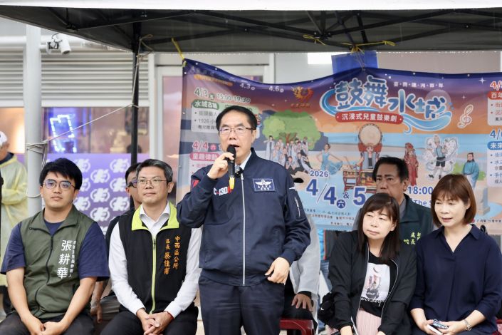 全台首創水域沉浸式兒童鼓樂劇重現台南運河百年歷史