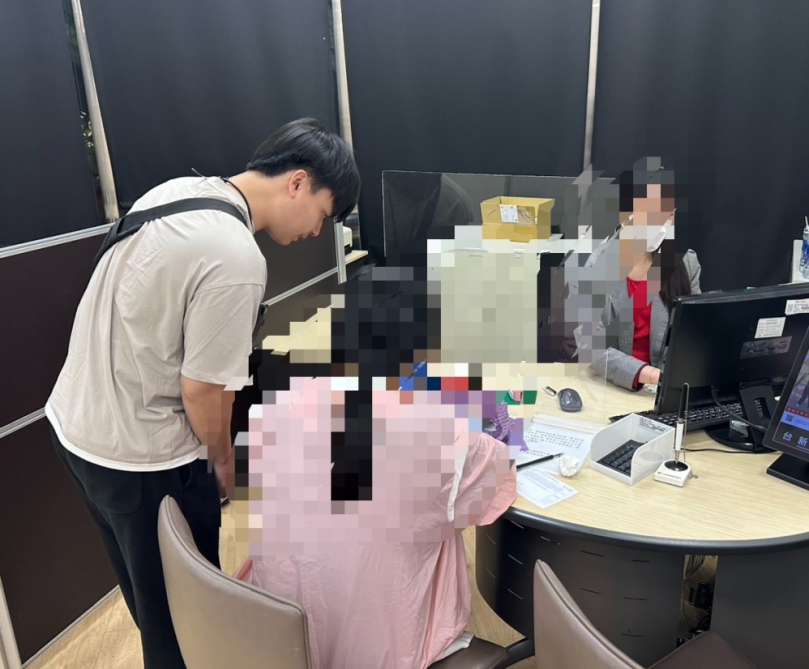 女子遇到假交友真詐騙 大墩警成功阻詐十萬元