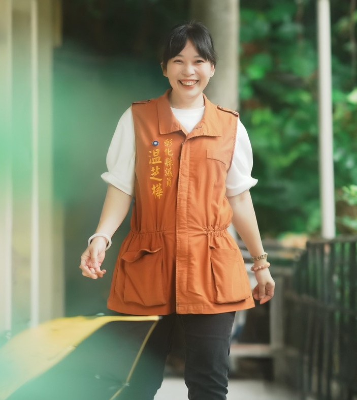 彰化縣議員溫芝樺，正式宣布參選下屆彰化市長。（照片團隊提供）