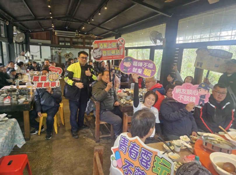饕客出遊看過來 白河警籲「吃雞不酒駕」守護連假行車安全