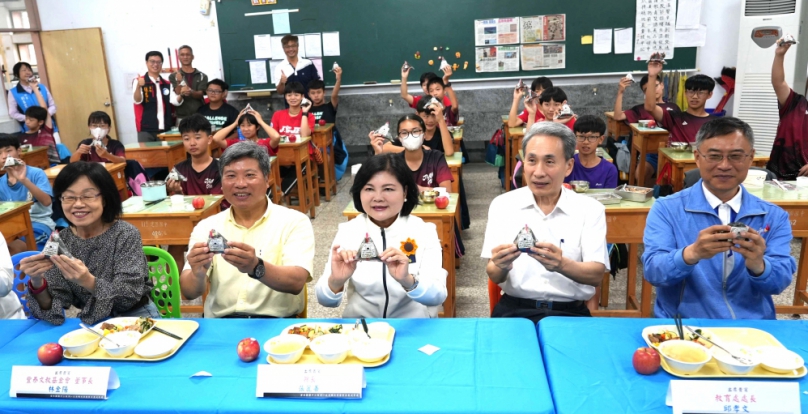雲林打造健康午餐新標竿 落實全縣176所國中小每周一餐有機米照顧學生