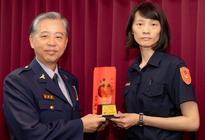 協助倒地不起騎士送醫    吳敬田公開表揚林芸蔓