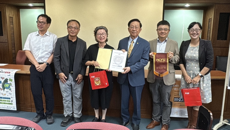嘉義大學國際大師講座  邀總統府資政田弘茂專題演講  講題:台灣在國際上所扮演的角色與年輕學子應有的國際觀