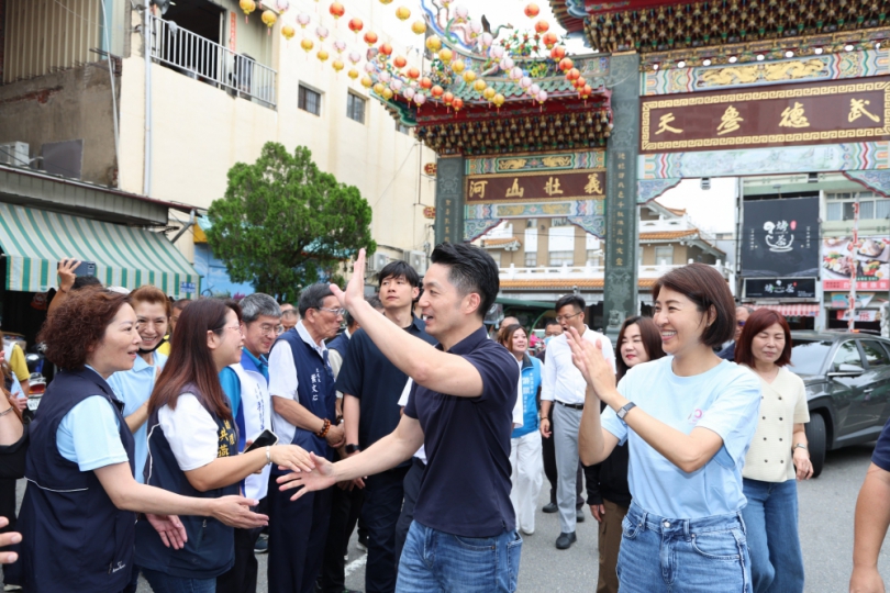 台北市長蔣萬安參訪惠德宮、敦和宮 允諾協力許縣長加強北市、投縣互惠交流