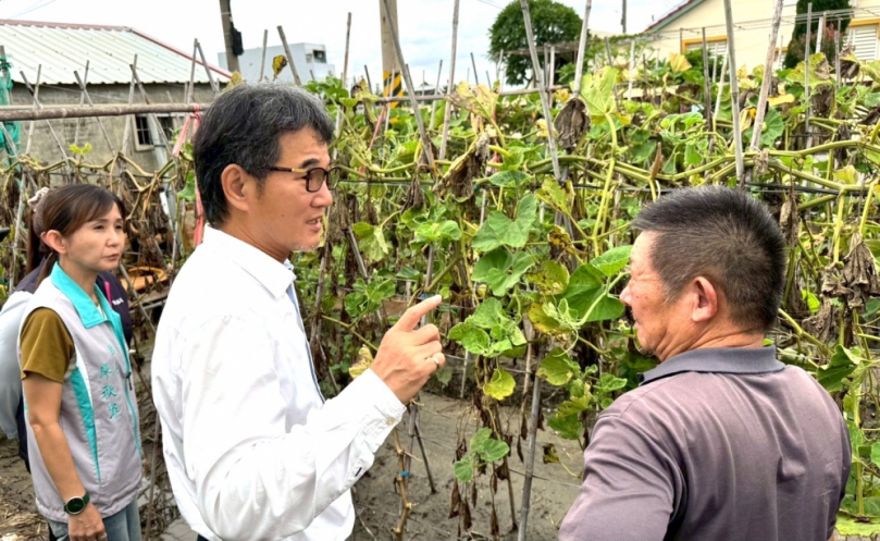 米克拉颱風豪雨重創雲林農業 立委劉建國緊急要求農業部官員到場會勘 農業部公告：雲林「蔬菜全品項」災損受理現金救助！