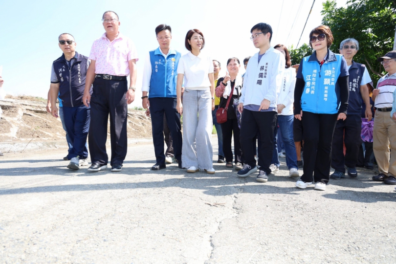許縣長率隊會勘南投市14項地方建設簽核逾2,100萬元經費 傾聽民意解決民瘼 打造安全宜居生活環境