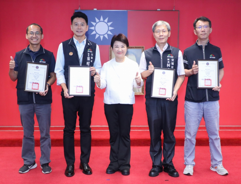 中市智慧交通獲中央肯定!TDX評鑑勇奪雙特優等4項大獎