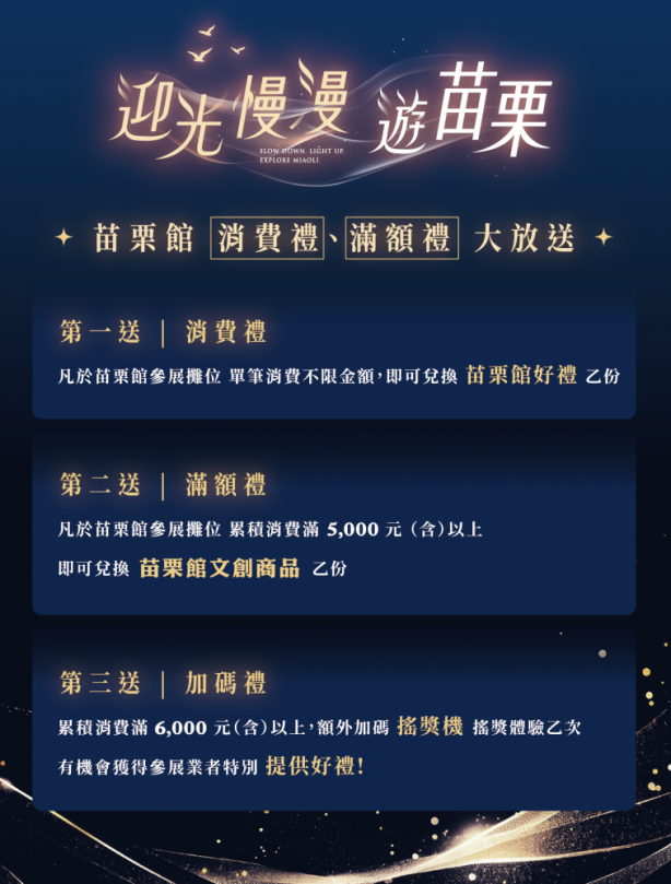 2026 第十一屆台北國際夏季旅展 隆重登場 苗栗館旅展限定!消費禮、滿額禮 熱力開跑