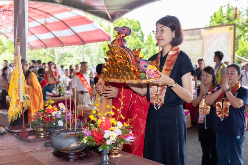 清德寺舉辦龍善宮護法大將軍聖誕法會 許縣長到場祝禱祈福