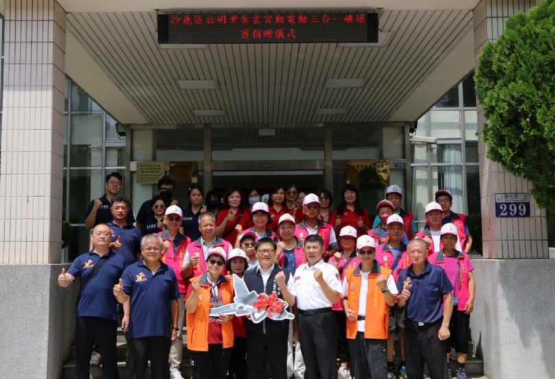 民間善心 挹注消防 沙鹿區公明里紫雲宮
