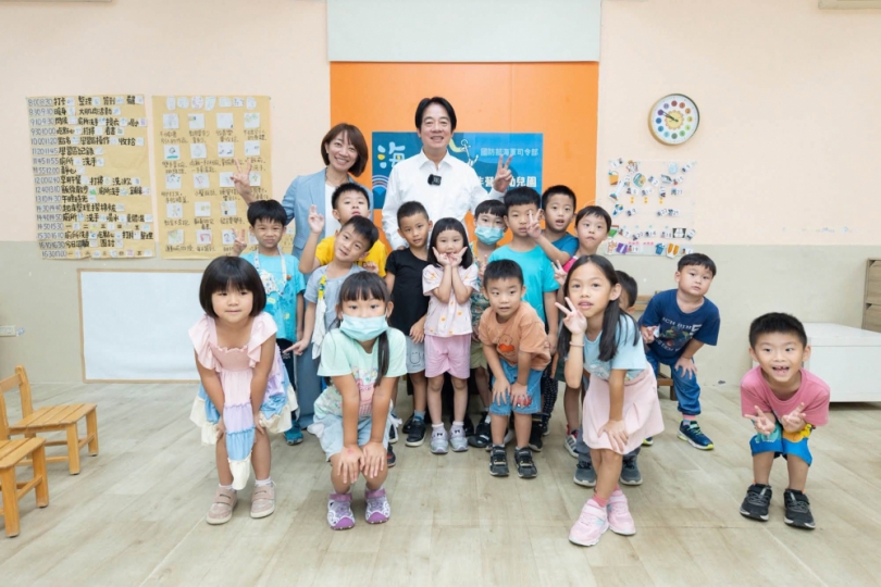 賴清德總統參訪海光幼兒園溫馨過程 高哲翰專文