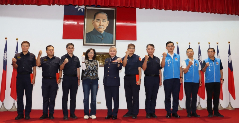 邱莉莉副縣長表揚強化毒駕執法 偵破各類案件及為民服務績優警員
