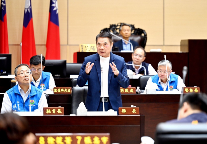 苗栗縣公共未償還債326億 縣長鍾東錦：縣府團隊會節省公帑 加快還債速度