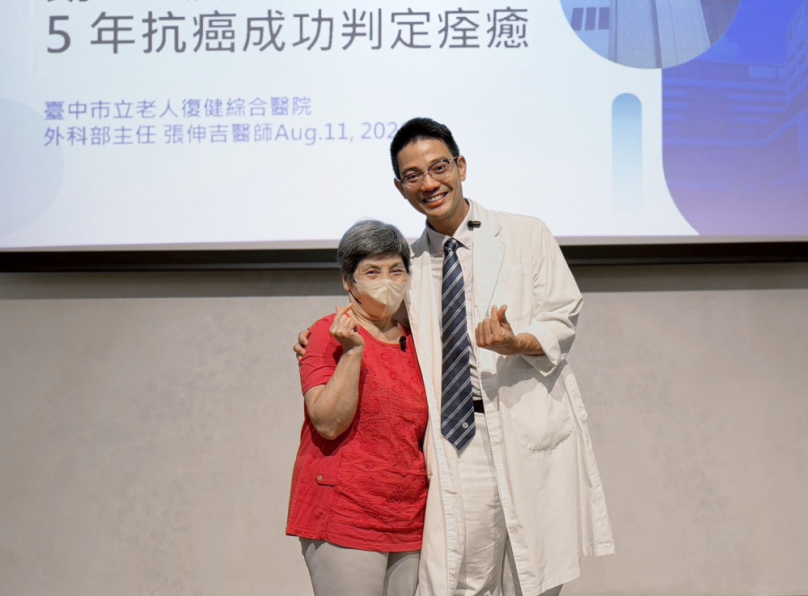 72歲直腸癌患者「免開刀、保器官」 中醫大市醫TNT治療成功保住直腸肛門