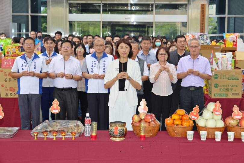 慶讚中元縣府普度　許縣長主祭祈安消災（圖4縣府提供）
