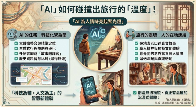 【旅人顯微鏡】「AI」如何碰撞出旅行的「溫度」！