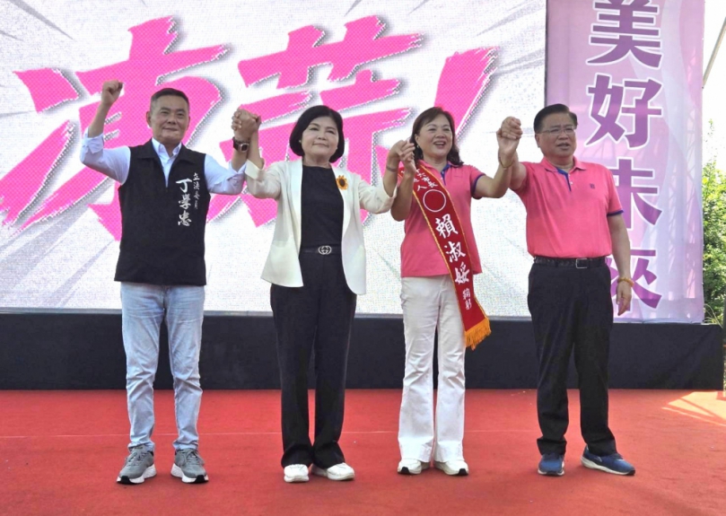 雲林縣下屆斗六市長選舉藍營分裂 賴淑娞以無黨籍身分參選成立競總 縣長張麗善到場預祝「旗開得勝、高票當選」!