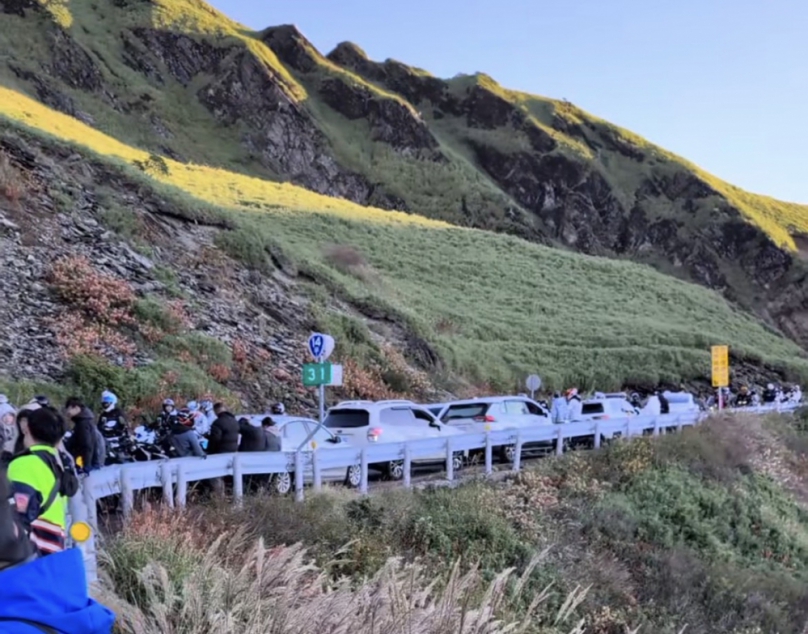 (10)日國慶連假期間,因前往武嶺、清境農場及合歡山違規(圖5仁愛提供)