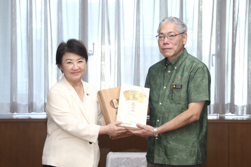 盧市長拜會沖繩縣 深化第一島鏈城市夥伴關係