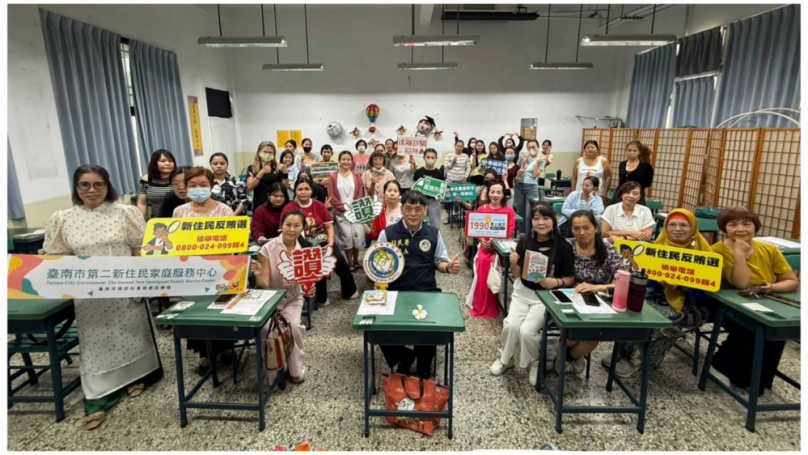 快剪培力結合精油手作 臺南移民署助新住民拓展多元生活