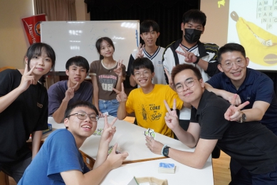 員林高中﹁ 英語營﹂，大葉校園登場。（照片大葉提供）