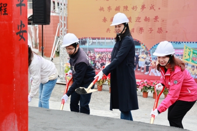 攜手共築棒球夢! 三光國中棒隊宿舍動土