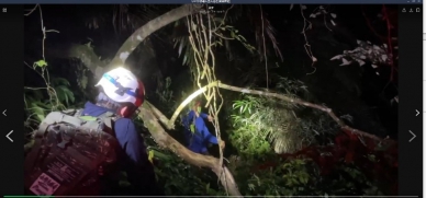 暗夜救援｜獨攀砂婆礑山迷途，夜幕低垂、飲用水耗盡，求救獲救！