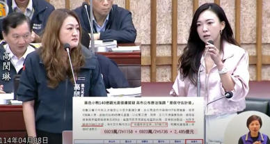 高雄觀光人次「灌水」市議員白喬茵拍桌怒罵觀光局長高閔琳