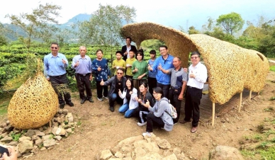 雲林古坑樟湖竹產業藝術以「殼」為名 打造美麗山林景觀新地標 增添樟湖地區遊憩新亮點！