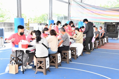 「萬人健檢」彰化縣登場。（照片縣府提供）