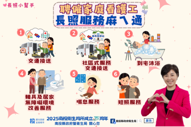 聘僱家庭看護工也可以使用長照服務