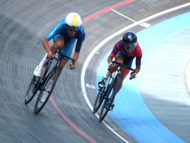 114年度全中運，彰化縣自由車選手表現亮很。（照片縣府提供）