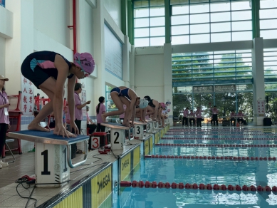 「慧行盃全國救生分齡游泳錦標賽」，湖口鄉立游泳池登場。（照片協會提供）