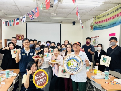 移民署彰化縣服務站邀新住民慶祝端午節。(照片移民署提供)