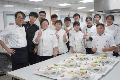 大葉餐旅系推出「幸福盛宴」，展現學習成果。（照片大葉提供）