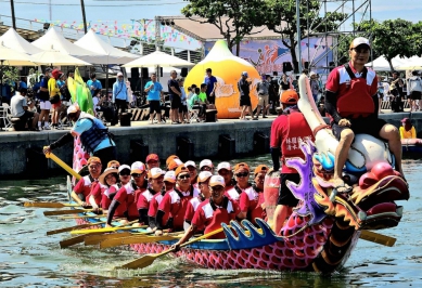 高雄市市長陳其邁主持2025林園傳統龍舟錦標賽