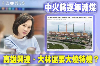 藍白決議2028中火無煤民進黨逼中南部用肺發電