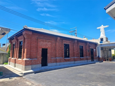 埔心鄉「羅厝天主堂文物館」修復竣工。（照片縣府提供）