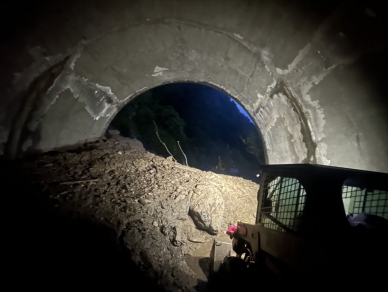 隧道遭大量土石堵塞｜台20線向陽至初來，8處災阻柔腸寸斷道路封閉，預計8/14日下午3時搶通。