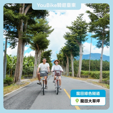 YouBike騎乘補助|臺東限定,至114年12月31日止,無論是YouBike 2.0或YouBike 2.0E,前30分鐘皆可享5元補助。